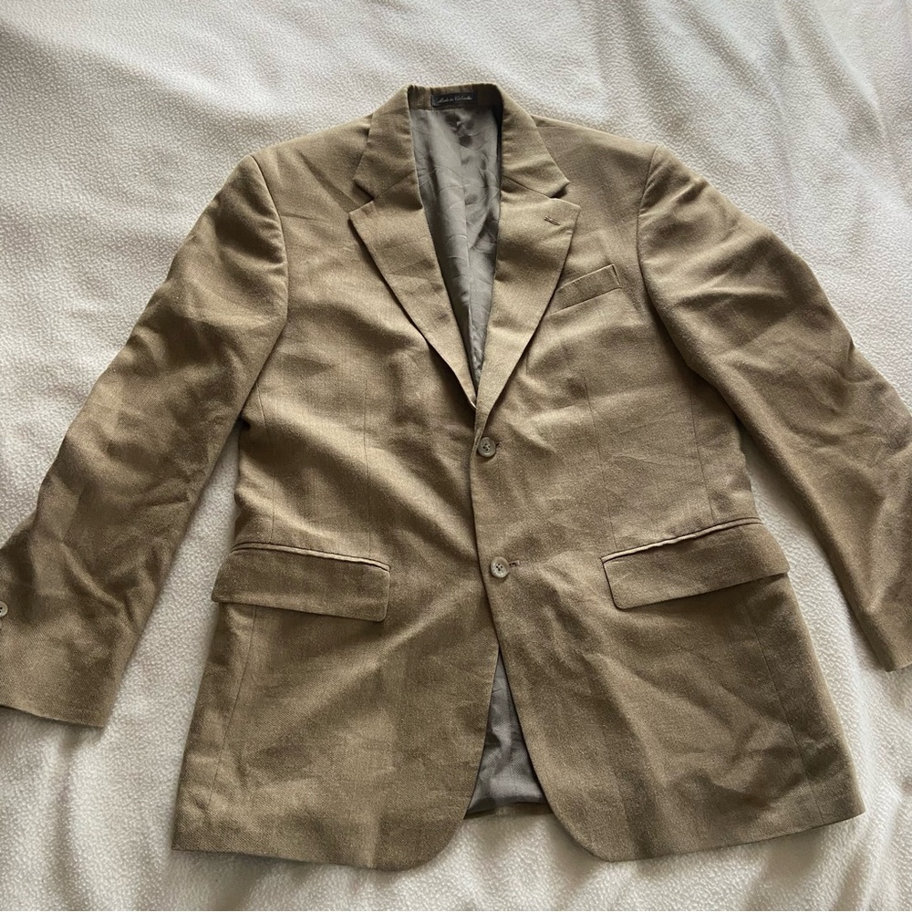 Oscar De La Renta Classic Tan Men's Sport Coat
